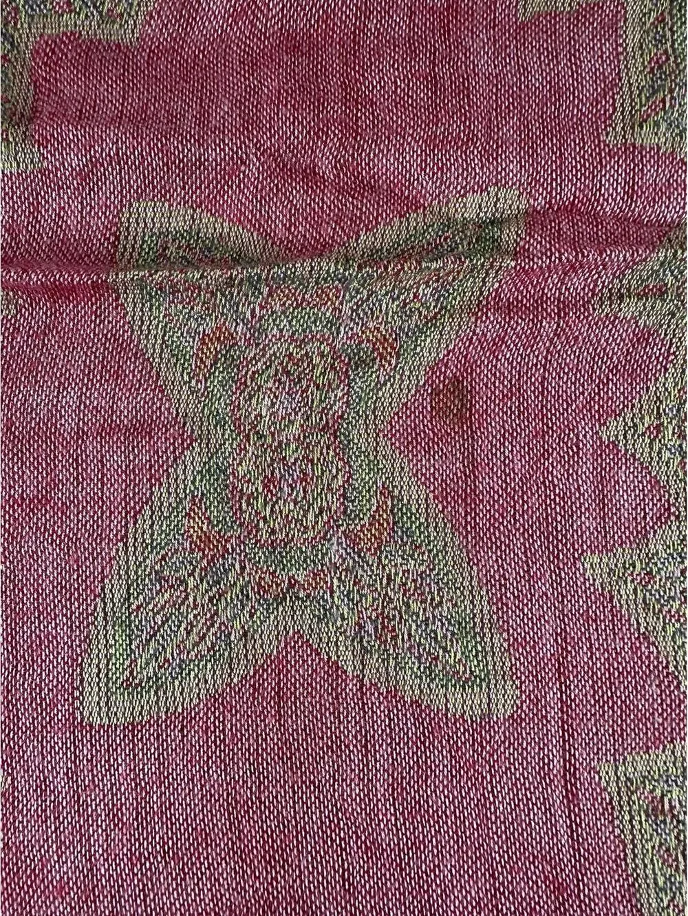 Multi Color Paisley Fringe Scarf
